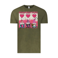 Vintage Olive v.d 3 gnomes and hearts Vintage Tee - AdoDesignShop
