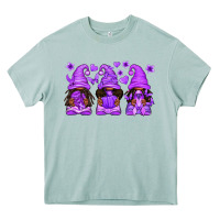 Arona Domestic Violence Warrior Afro Gnomes Heavy Core Tee - texasbilliewilder