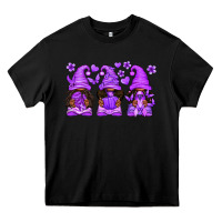 Black Domestic Violence Warrior Afro Gnomes Heavy Core Tee - texasbilliewilder