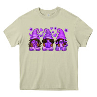 Mossy Domestic Violence Warrior Afro Gnomes Heavy Core Tee - texasbilliewilder