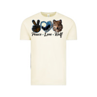 Vintage Arctic peace love wolf head Vintage Tee - LillyAllenDesigns