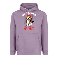 Lavender Dachshund Mom Heavyweight Hoodie - Bettercallsaul