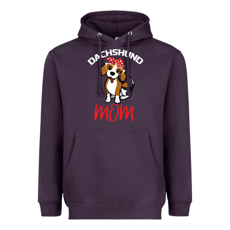 Dachshund Mom Heavyweight Hoodie by Bettercallsaul | Teevron