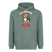 Sage Dachshund Mom Heavyweight Hoodie - Bettercallsaul
