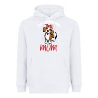 White Dachshund Mom Heavyweight Hoodie - Bettercallsaul