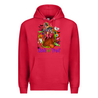 Cardinal Chick or treat Halloween Premium Hoodie - NancyCooperArtShop