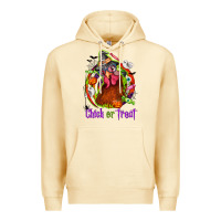 Pina Colada Chick or treat Halloween Premium Hoodie - NancyCooperArtShop
