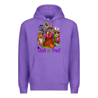 Purple Chick or treat Halloween Premium Hoodie - NancyCooperArtShop