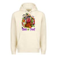 Sandshell Chick or treat Halloween Premium Hoodie - NancyCooperArtShop