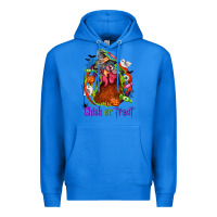 True Royal Chick or treat Halloween Premium Hoodie - NancyCooperArtShop