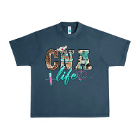 Midnight Navy western nurse cna life Urban Heavy Tee - BarkalooDesign
