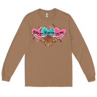 Toasted Coconut western cow and heart Long Sleeve Tee - MaliasSmallBusiness