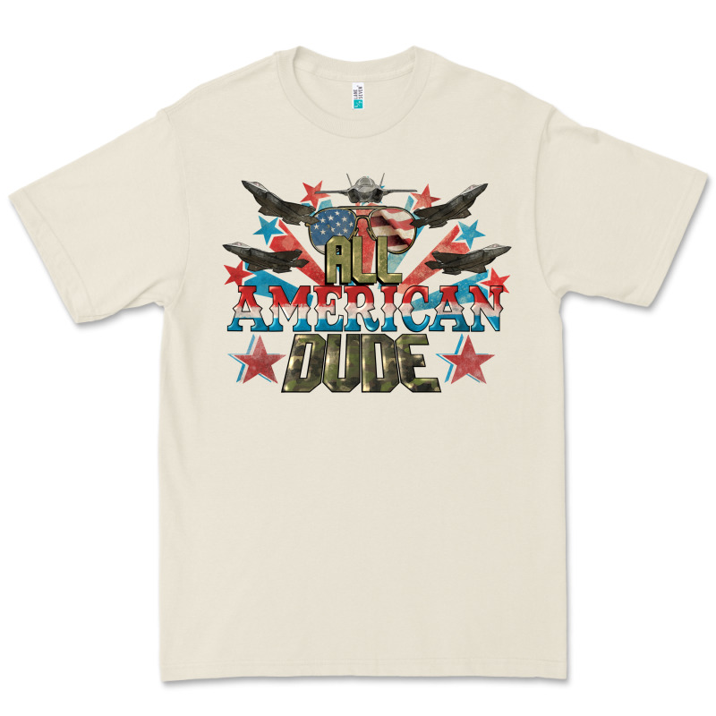 All American Dude 4th Of July Premium Tee by CowGirlArtShop | Teevron