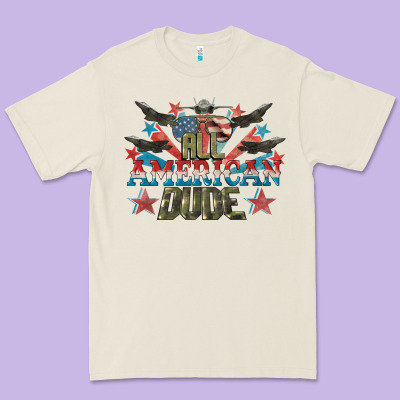 All American Dude 4th Of July Premium Tee Designed By Cowgirlartshop