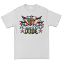 Dove Grey All American dude 4th of July Premium Tee - CowGirlArtShop
