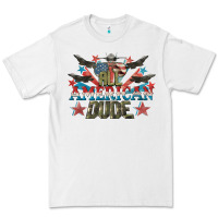 White All American dude 4th of July Premium Tee - CowGirlArtShop