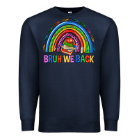 Navy bruh we back Premium Sweatshirt - NancyCooperArtShop