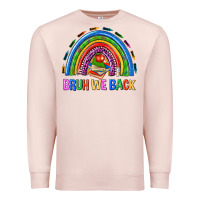 Pale Pink bruh we back Premium Sweatshirt - NancyCooperArtShop