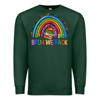 Sports Green bruh we back Premium Sweatshirt - NancyCooperArtShop