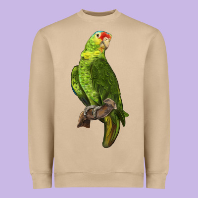 New Zealand Paraket Parrot Heavyweight Sweatshirt Designed By Lillyallendesigns