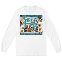White it’s a beautiful day to smile Long Sleeve Tee - JahusDesignShop