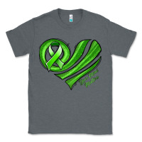 Charcoal Heather mental health awareness heart Classic Tee - Jasminsmagicworld