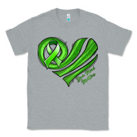 Heather Grey mental health awareness heart Classic Tee - Jasminsmagicworld