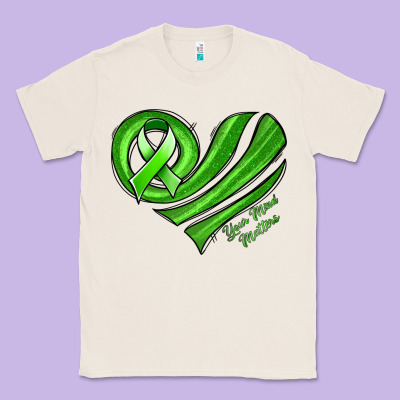 Mental Health Awareness Heart Classic Tee Designed By Jasminsmagicworld