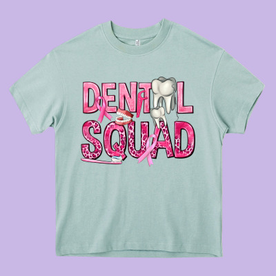 Dental Squad With Teeth Heavy Core Tee Designed By Texasbilliewilder