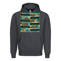 Smoke Hairdresser Parting Comb With Leopard And Glitter Seamless Pattern Bbs Zipper Hoodie - BundleAndBundleShop