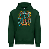 Forest Green western wild soul Urban Hoodie - OliviaCreatesArt