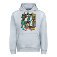 Heather Grey western wild soul Urban Hoodie - OliviaCreatesArt
