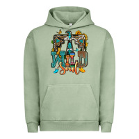 Pigment Oil Green western wild soul Urban Hoodie - OliviaCreatesArt