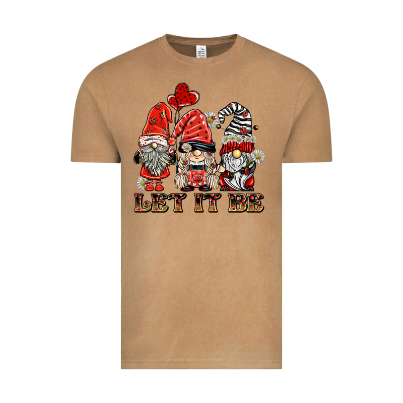 Let It Be Ladybug Gnomies Vintage Tee by BarkalooDesign | Teevron