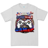 Dove Grey All American gamer 4th of july Premium Tee - CowGirlArtShop