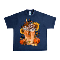 Navy pumpkin spice ice latte Urban Heavy Tee - Jasminsmagicworld