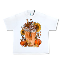 White pumpkin spice ice latte Urban Heavy Tee - Jasminsmagicworld
