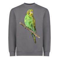 Storm Budgeriar Bird Parrot Heavyweight Sweatshirt - LillyAllenDesigns