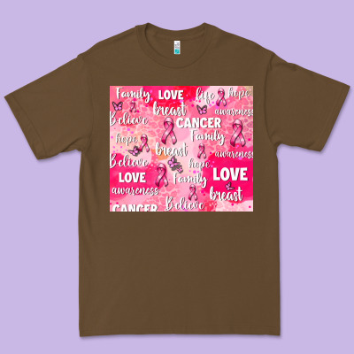 Breast Cancer Awareness Pink Premium Tee Designed By Adodesignshop