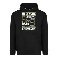 Black Newyork Brooklyn Heavyweight Hoodie - Bettercallsaul