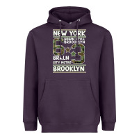 Plum Newyork Brooklyn Heavyweight Hoodie - Bettercallsaul