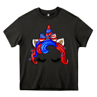 Asphalt 4th of july unicorn Heavy Core Tee - Zillion Design Studio