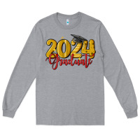 Heather Grey 2024 graduate Long Sleeve Tee - MaliasSmallBusiness