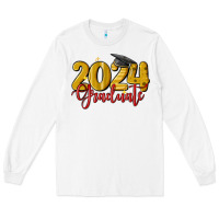 White 2024 graduate Long Sleeve Tee - MaliasSmallBusiness