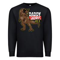 Black DADDY SAURUS REX Premium Sweatshirt - Bettercallsaul