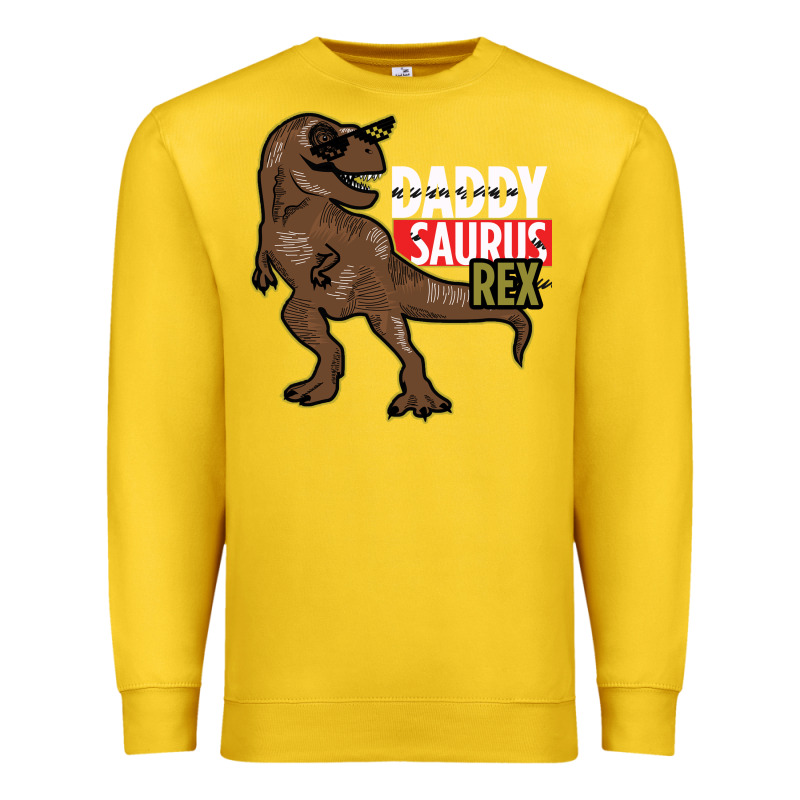 Daddy Saurus Rex Premium Sweatshirt by Bettercallsaul | Teevron