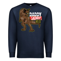 Navy DADDY SAURUS REX Premium Sweatshirt - Bettercallsaul