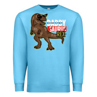 Ocean Blue DADDY SAURUS REX Premium Sweatshirt - Bettercallsaul