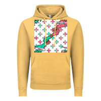 Vintage Mustard Nurse Gloves Seamless Pattern Vintage Hoodie - BundleAndBundleShop