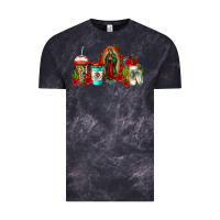 Cloud Black lady of guadalupe coffee Vintage Tee - Jasminsmagicworld